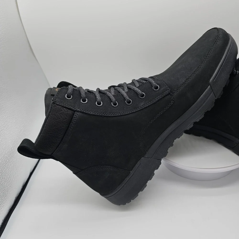 Lems Boulder Summit Boot Waterproof Men's  14 / Women's 15.5  Black (Coal)